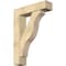 Ekena Millwork Funston Block Rough Sawn Bracket w/ Offset Brace, Douglas Fir, 8"W x 32"D x 44"H BKT0806X32X44FST05RDF - alternate 1